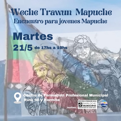 Weche Trawn Mapuche: Encuentro para jóvenes Mapuche en Bariloche