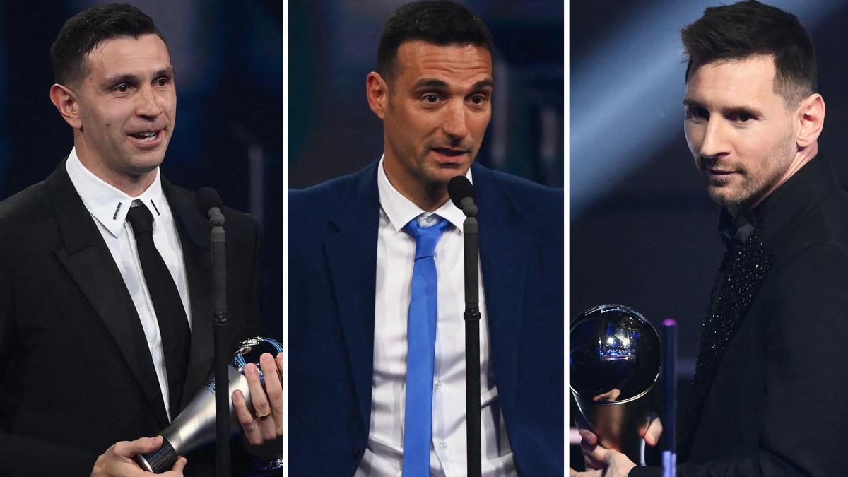 Argentina en la cima del fútbol mundial: se llevó todos los premios "The Best"