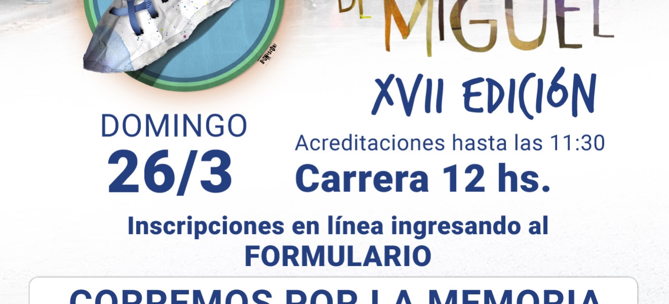Ya está abierta la inscripción a la XVII Carrera de Miguel en Bariloche