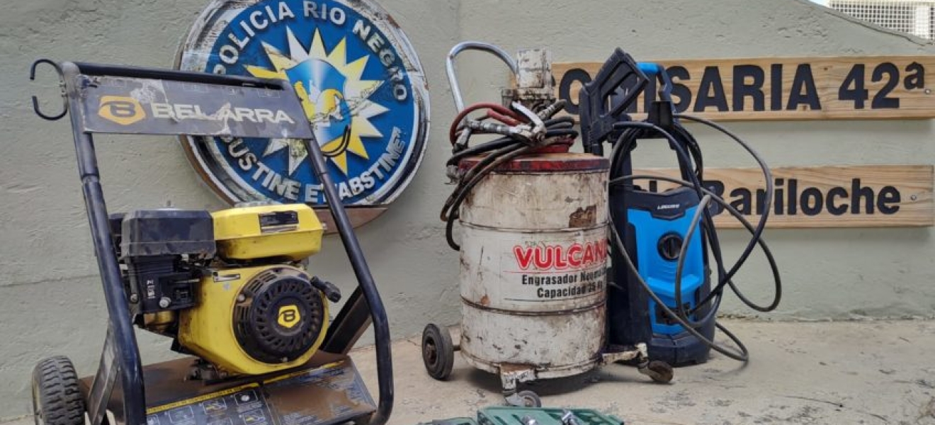 Bariloche: Policía recuperó en un allanamiento elementos sustraídos de un depósito