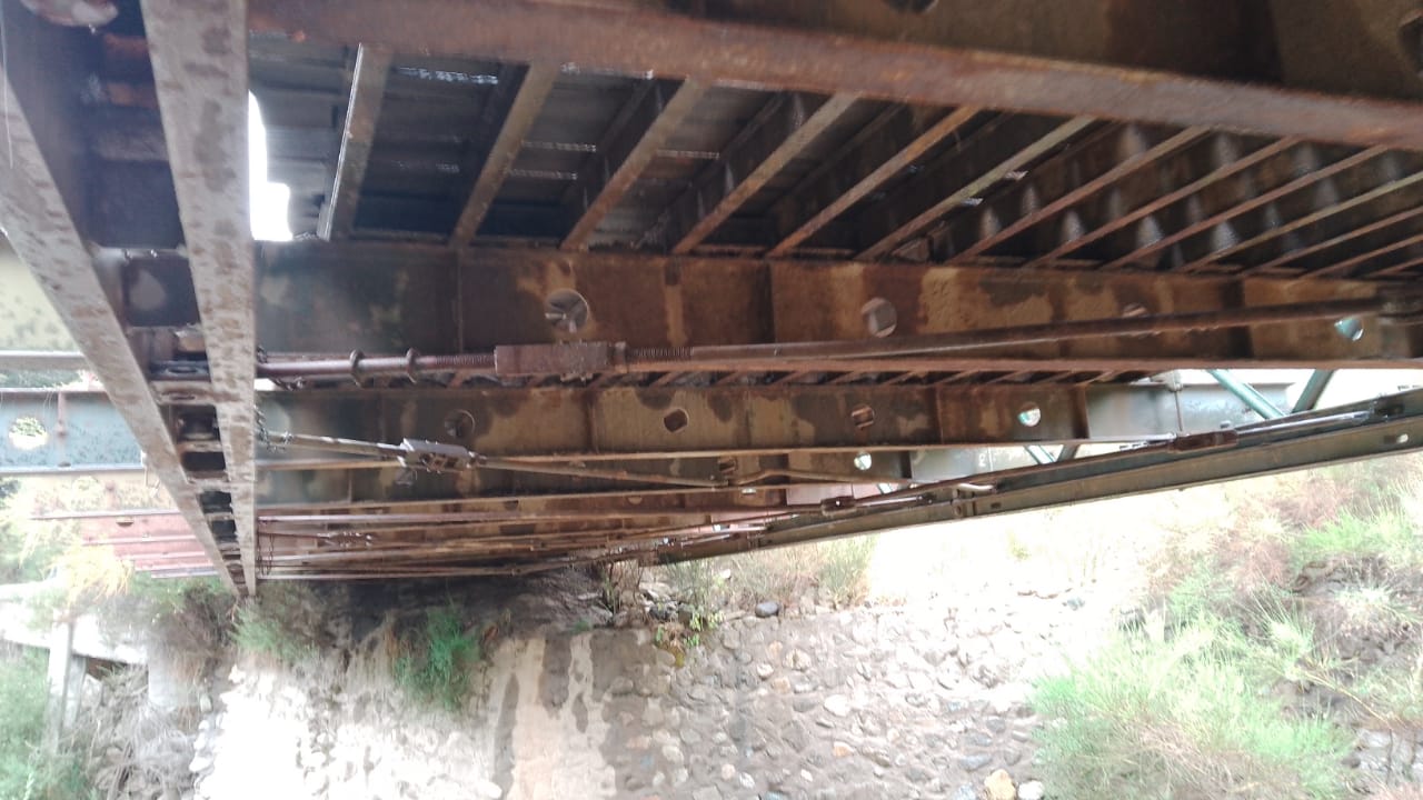 Bariloche: Comenzó la reparación integral del puente de Colonia Suiza