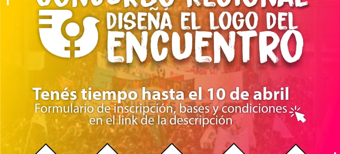 Concurso regional: Diseñá el logo del encuentro Plurinacional de Mujeres y Disidencias en Bariloche