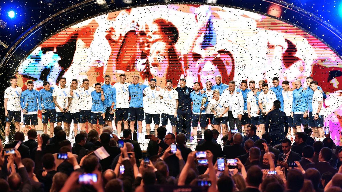 Conmebol homenajeó a la Selección Argentina por el título mundial