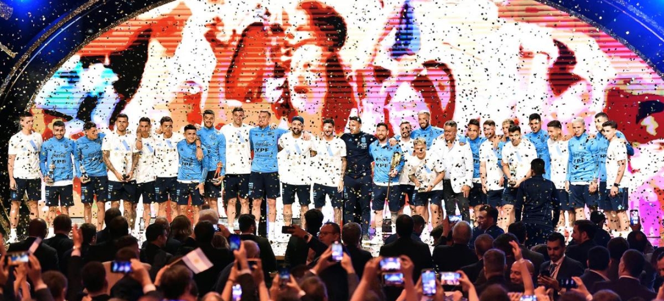 Conmebol homenajeó a la Selección Argentina por el título mundial
