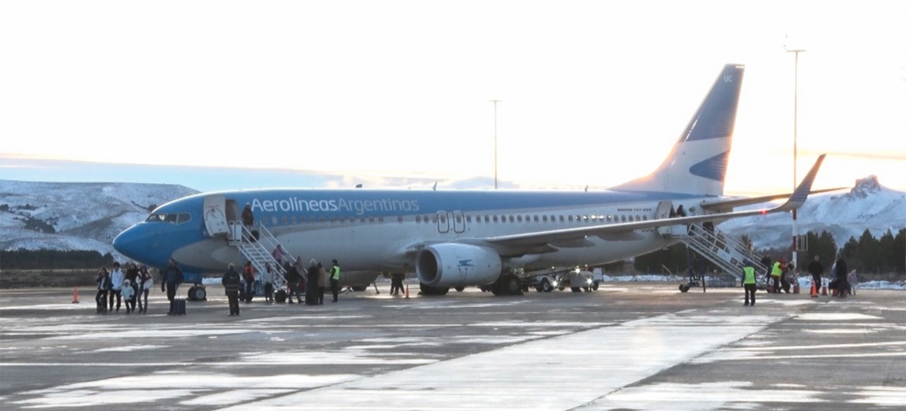 Neuquén: Arribó a Chapelco el 1er vuelo de la temporada desde de Brasil