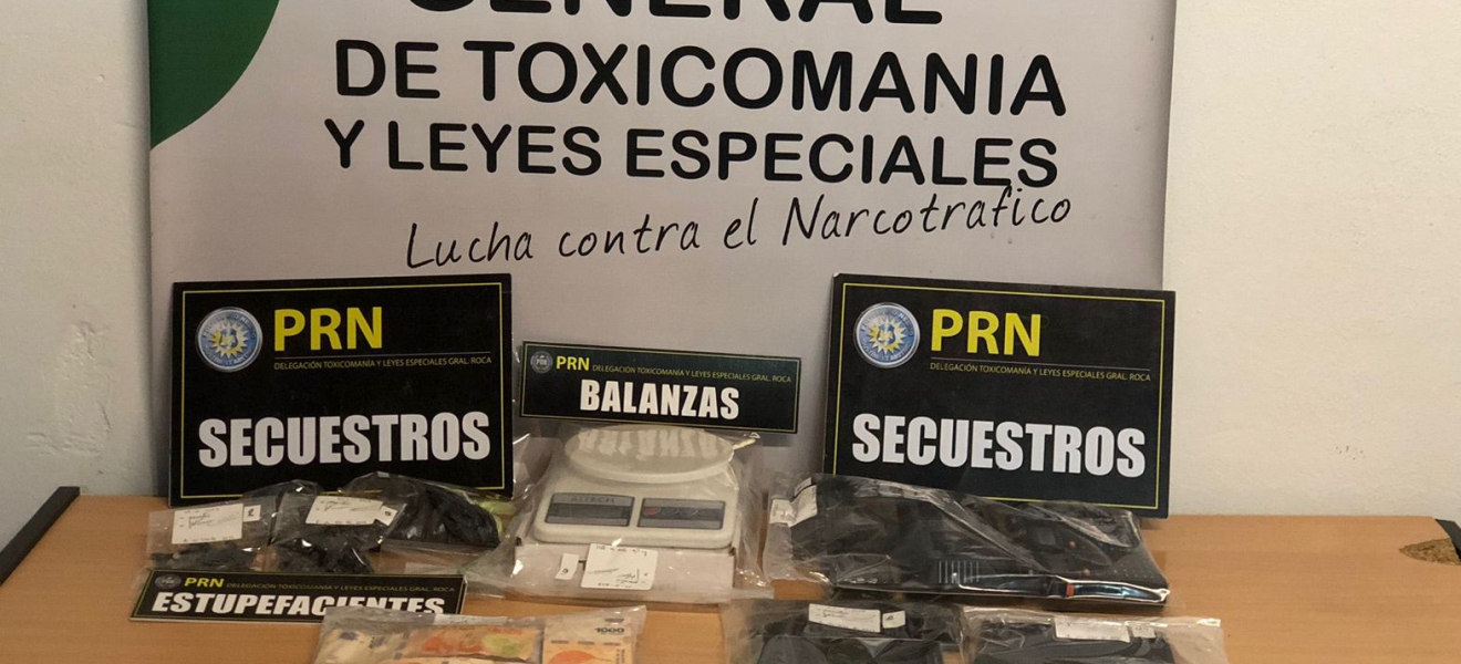 En un exitoso operativo: secuestran cocaína, marihuana y dinero en Roca