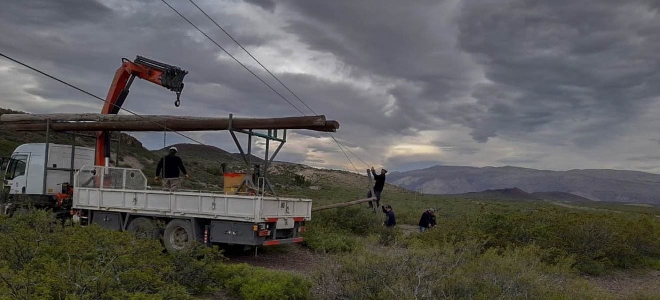 EPEN reforzó tareas tras el temporal de viento en Neuquén