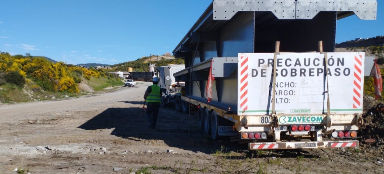 Bariloche: Avanzan los trabajos del puente sobre calle Wiederhold