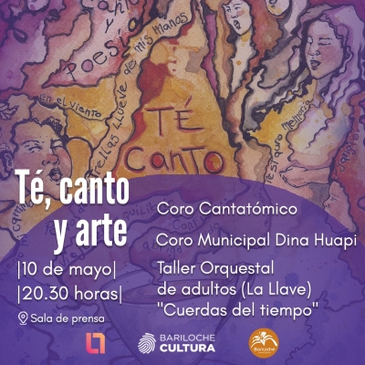 Invitan al Ciclo de Conciertos de Té, Canto y Arte en Bariloche