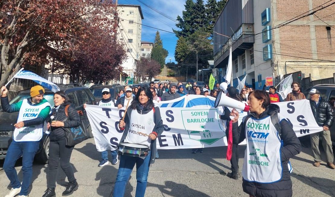 Conmemoración activa del Soyem por el Día de las y los Trabajadores en Bariloche