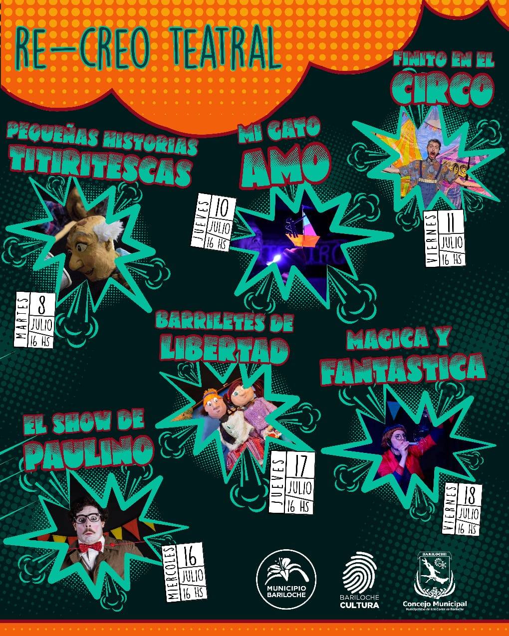 Ciclo de espectáculos teatrales en Bariloche