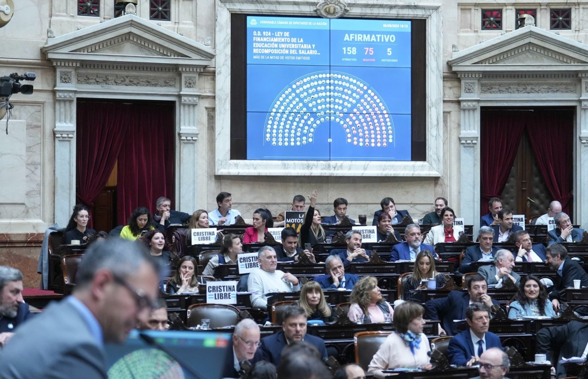 (((video))) Diputados aprobó financiamiento universitario, emergencia sanitaria, rechazó decretos y avanza con $LIBRA