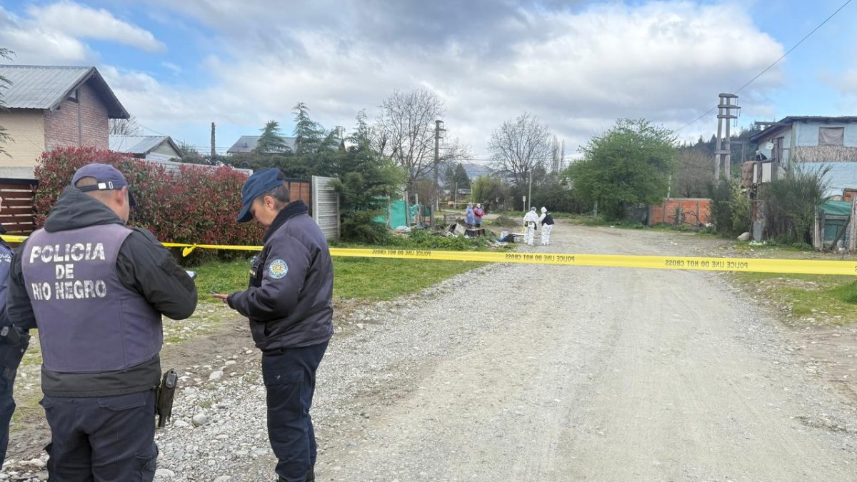 Intervención fiscal tras el homicidio de un hombre en El Bolsón