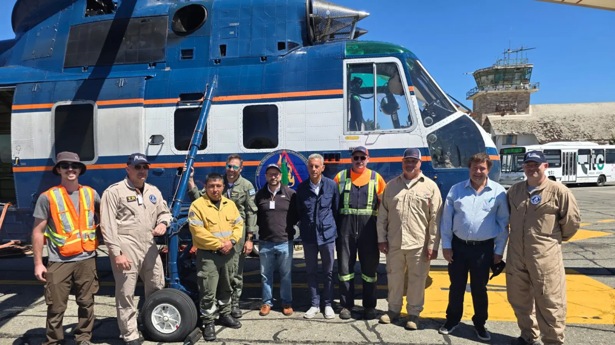(((video))) Río Negro hace historia con su primer medio aéreo propio contra incendios