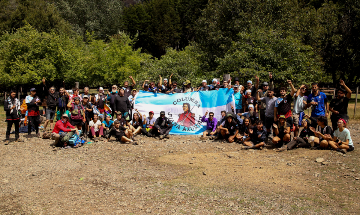 Comenzó una nueva Marcha por la Soberanía al Lago Escondido